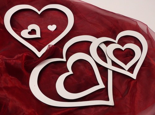 Cuore pezzi decorazione - cuore, 7