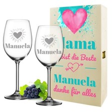 3-tlg Wein-Set Bicchieri da