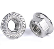 Dado flangiato seghettato