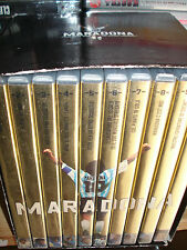BOX COFANETTO 10 DVD MARADONA NON SARò MAI UN UOMO COMUNE NAPOLI DIEGO ARMANDO