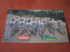 PANTANI CHIAPPUCCI CARTOLINA POSTCARD CARTE SQUADRA TEAM CARRERA TASSONI 1995