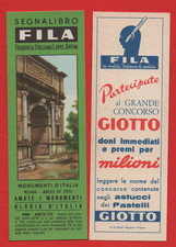 SEGNALIBRO FILA SERIE MONUMENTI D'ITALIA ROMA ARCO DI TITO GIOTTO BLU