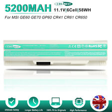 Batteria 11,1 V 5,2 Ah BTY-S14 BTY-S15 per MSI GE60 GE70 GP60 CR41 CR61 CR650 FX600