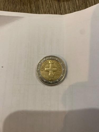 Moneta euro rara kibris - da, 2