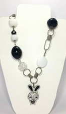 COLLANA ANELLI CONIGLIO STRASS