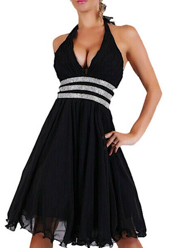 Marilyn kleid chiffon strass - marilyn,