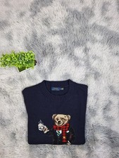 ralph lauren bear sweater