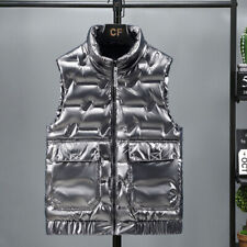 Gilet uomo lucido imbottito