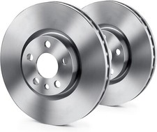 AOQ - Kit 2 Dischi Freno Anteriori, Ventilati, RENAULT CLIO I,II NISSAN KUBISTAR