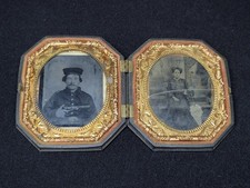 Antica foto tipo latta 1863