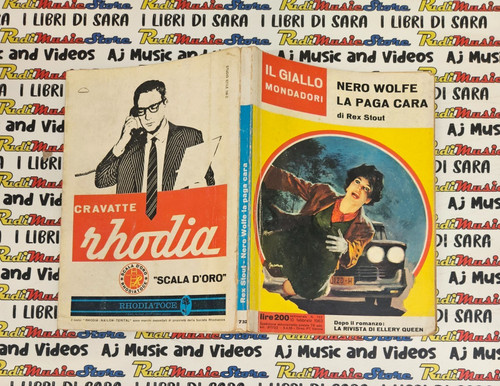 Book libro nero wolfe paga - libro,
