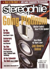Stereophile Vol.33 No.4, April 2010: MONITOR AUDIO Platinum PL200 speaker