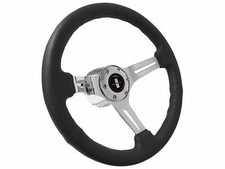 14" Chrome Slotted Steering