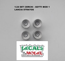 1:24 SET 4 CERCHI IN METALLO