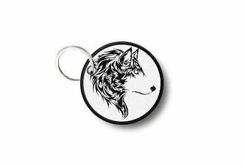 Portachiavi ricamato patch - ,