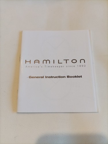 Hamilton libretto istruzioni - libretto,