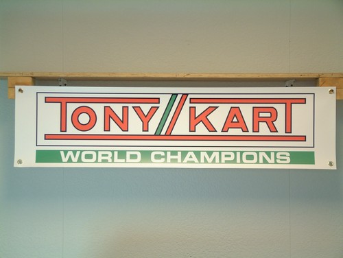 Tony kart banner officina - tony,