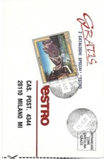 STORIA POSTALE 1992 £ 600 BRAIES ISOLATO SU CART. VESTRO ANNULLO MUTO 