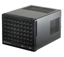 Silverstone SST-SG13B (nero, pannello frontale in rete) Custodia Mini-DTX/Mini-ITX Sugo SFF