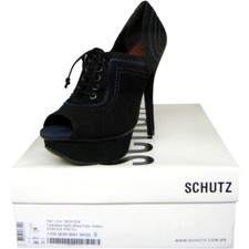 Schutz scarpe camoscio nero - camoscio,