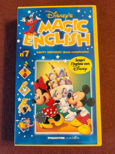 Vhs disney magic - disney, english