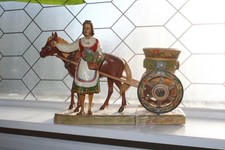Large Vintage Carved Wood