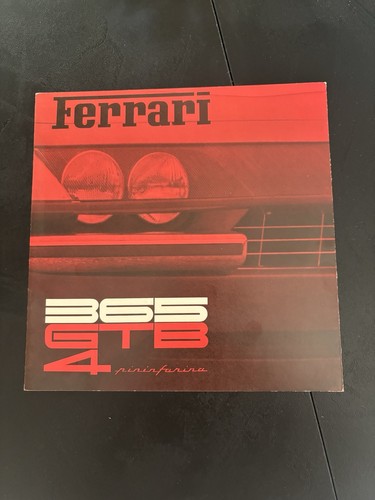 Brochure ferrari 365 gtb - brochure, gtb/4