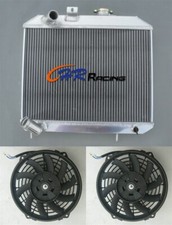 Radiatore + Ventole in alluminio 3 FILE per Jeep Willys M38 CJ-2A CJ-3A MB 1941-1952 MT