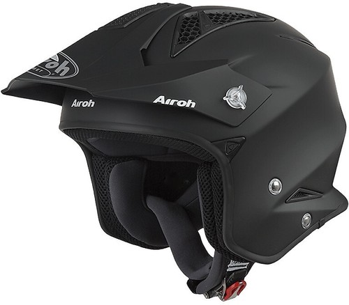 Casco airoh trr trials nero - casco,
