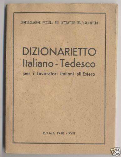 Dizionario italiano tedesco - dizionario,