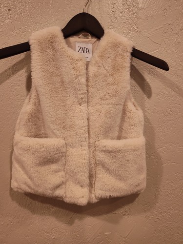 Zara pelliccia sintetica - , crema