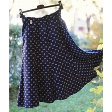 GONNA VINTAGE IN STILE TIROLESE tg. 38/40 it. circa Blu