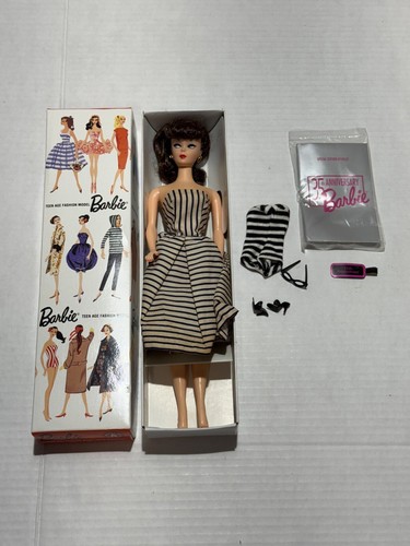 Bambola vintage barbie bruna - bambola,
