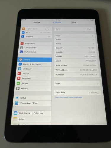 Apple ipad mini - apple, a1454