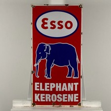 Insegna smaltata Esso - 60x30