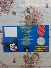 TOPOLINO SGANGHI DAS Tagliando Anni 70 Concorso Fumetto Disney Nuovo 