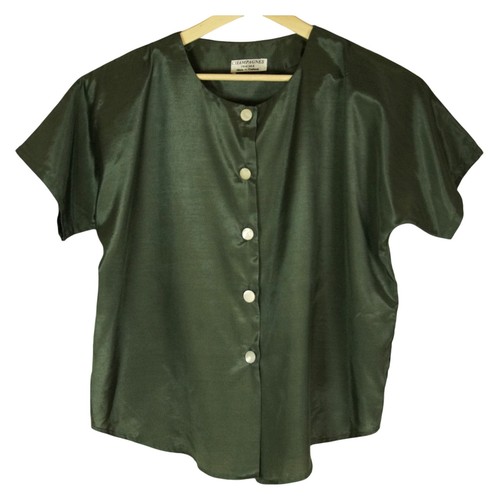 Blusa pura seta tailandese