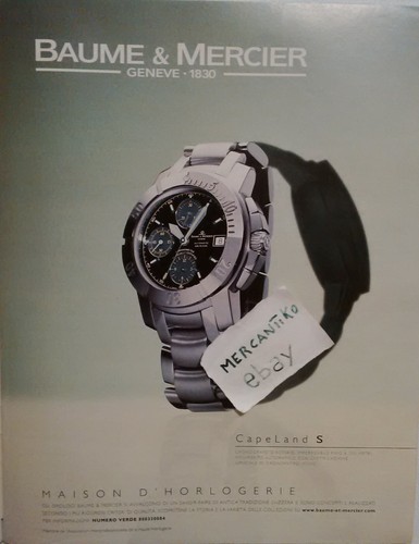 Baume mercier capeland 2002 - baume,