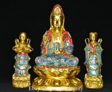 Statua 14" Vecchia Cina Rame