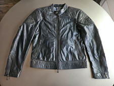 Giacca di pelle nera Belstaff Outlaw Racer; UK50/USA40; classica + Beckham + fantastica!