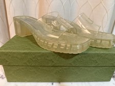 Gucci Jelly Horsebit Mules –