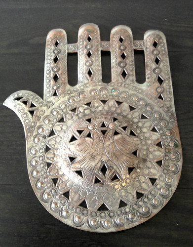 Antica mano hamsa dettagliata - antica,