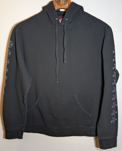 Felpa nera con - , cappuccio