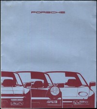 1989 Porsche sales folder 911