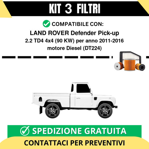 Kit filtri tagliando per - 3,