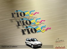 KIT 3 ADESIVI RIO per AUSTIN