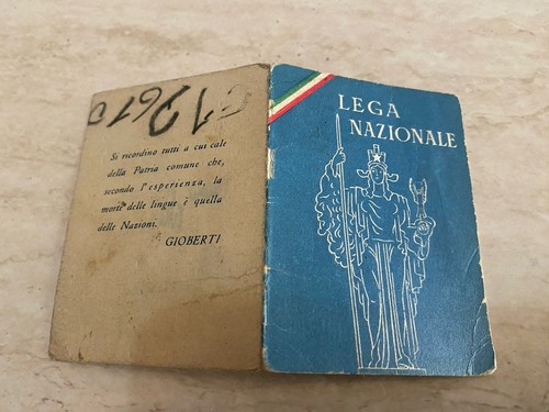 Tessera lega nazionale - nazionale, sede