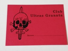 Tessera Ultras Granata Torino Curva Maratona No Sciarpa Adesivo Toppa Spilla