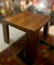 Tavolino Quadrato In Legno Afra & Tobia Scarpa Per Cassina Modernariato Design