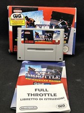 FULL THROTTLE - Super Nintendo SNES - TESTATO COMPLETO - No Scatolina Interna